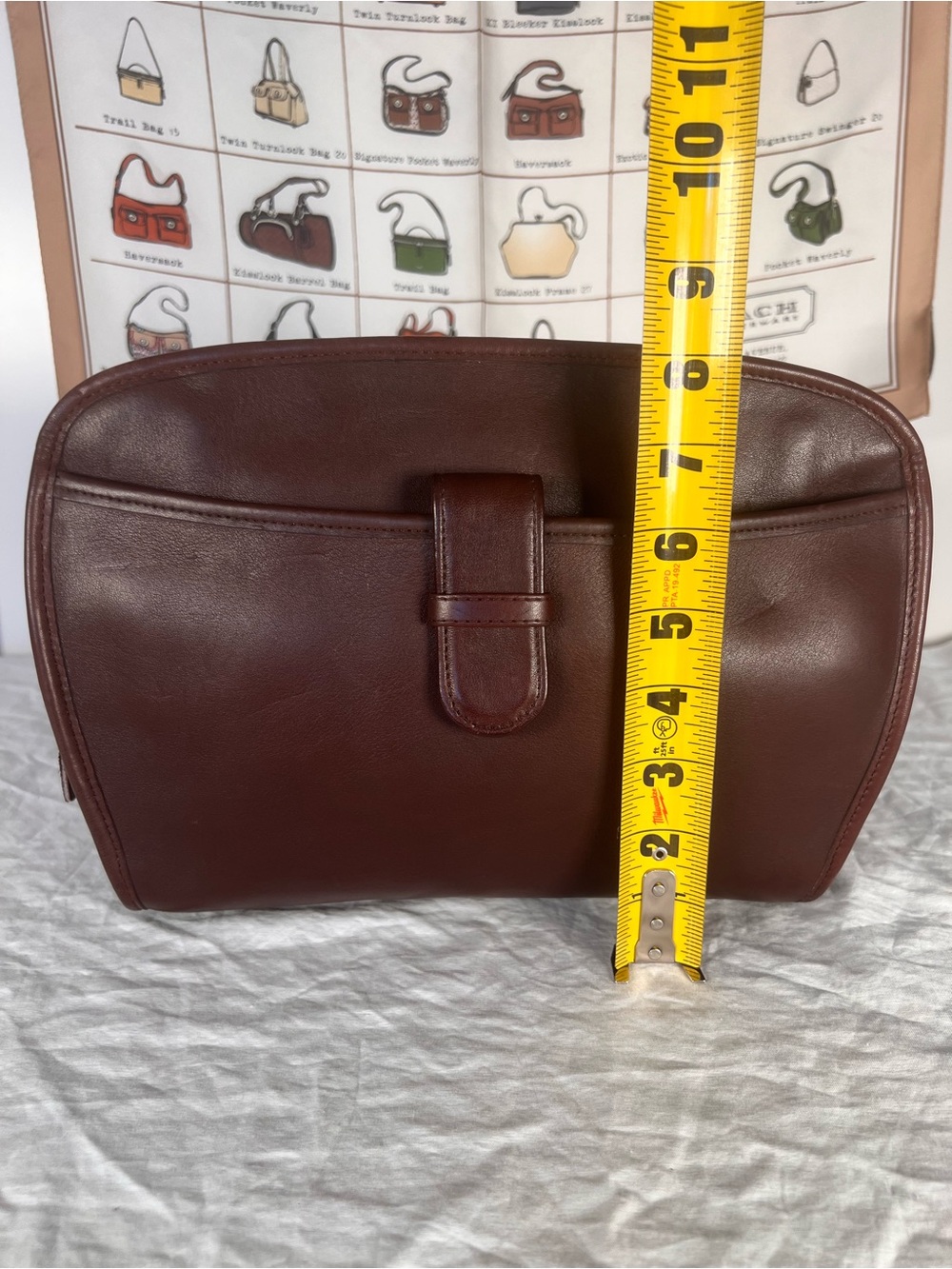 Vintage Coach Brighton Bag 9895 Mahogany Glove Tanned Leather - Picture 8 of 15